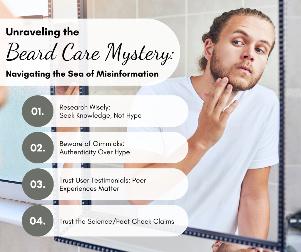 Unraveling the Beard Care Mystery: Navigating the Sea of Misinformation